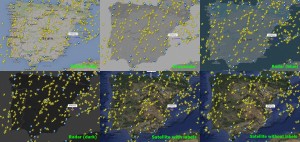 FlightRadar24 map themes